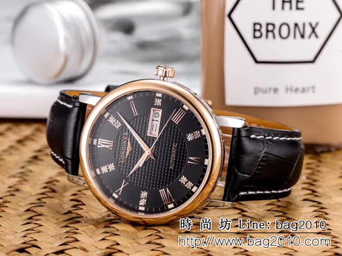 LONGINES浪琴 經典大三針 全自動機械 精品男士腕表 WSS2304
